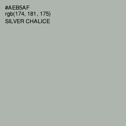#AEB5AF - Silver Chalice Color Image